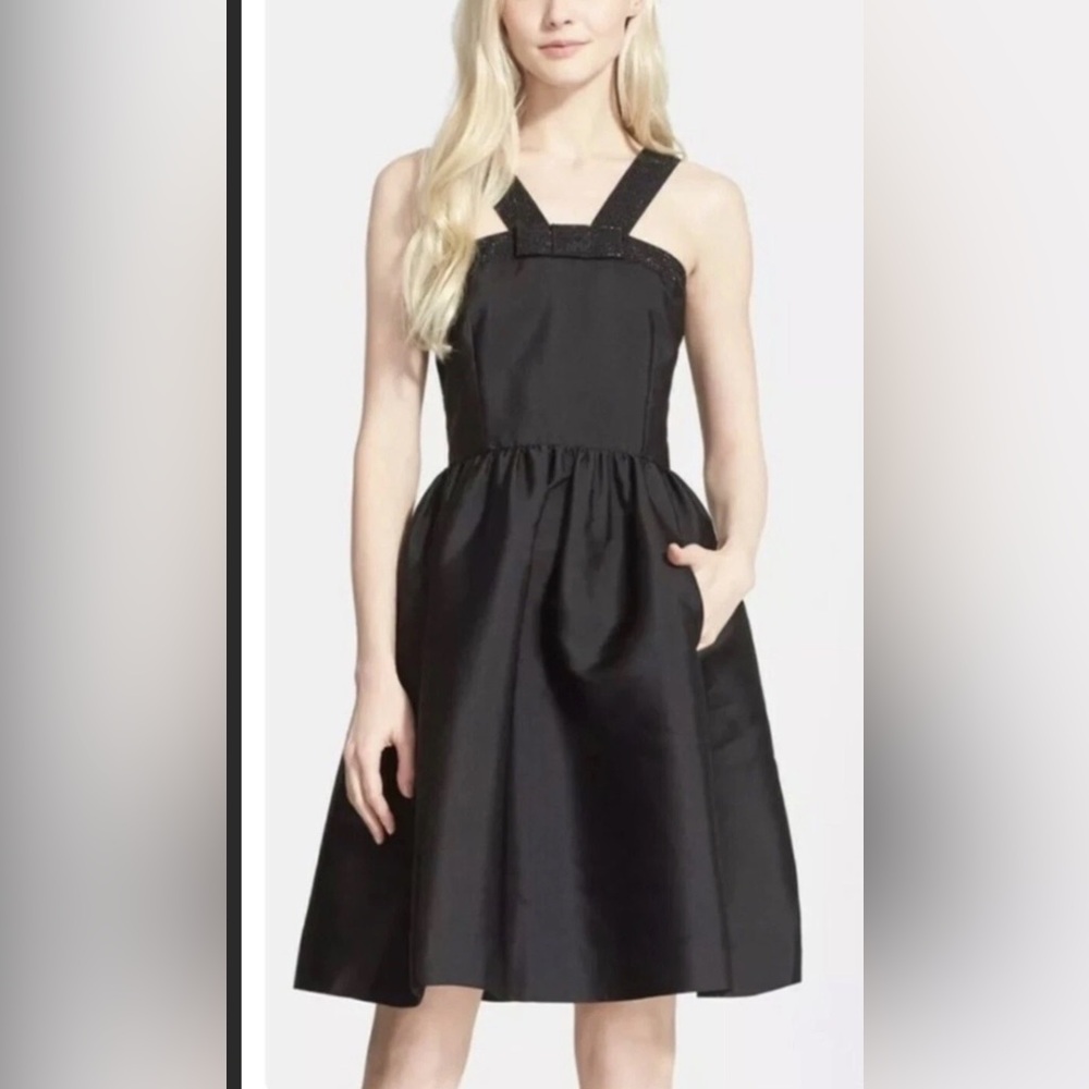 kate spade Pavé Trim Fit & Flare Cocktail Dress 4